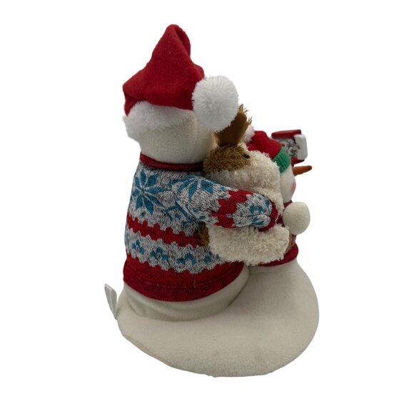 Hallmark 2020 Snowman Plush Figurine Family Selfie Christmas Decor - Picture 4 of 5